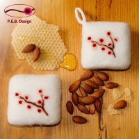 Felted Soap Honey-Almond