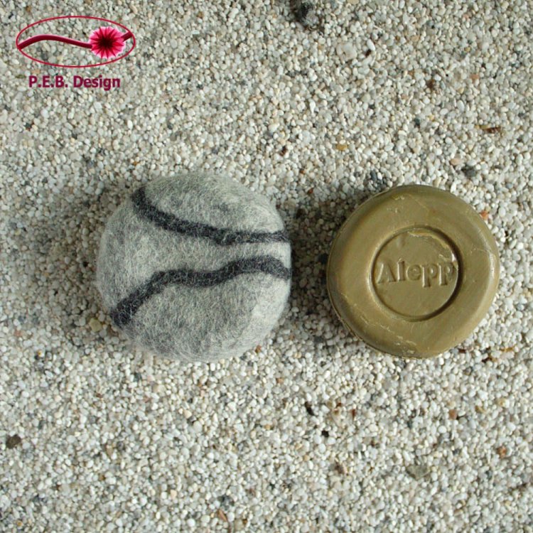 Felted Soap Olive Oil Stone Optic - Click Image to Close