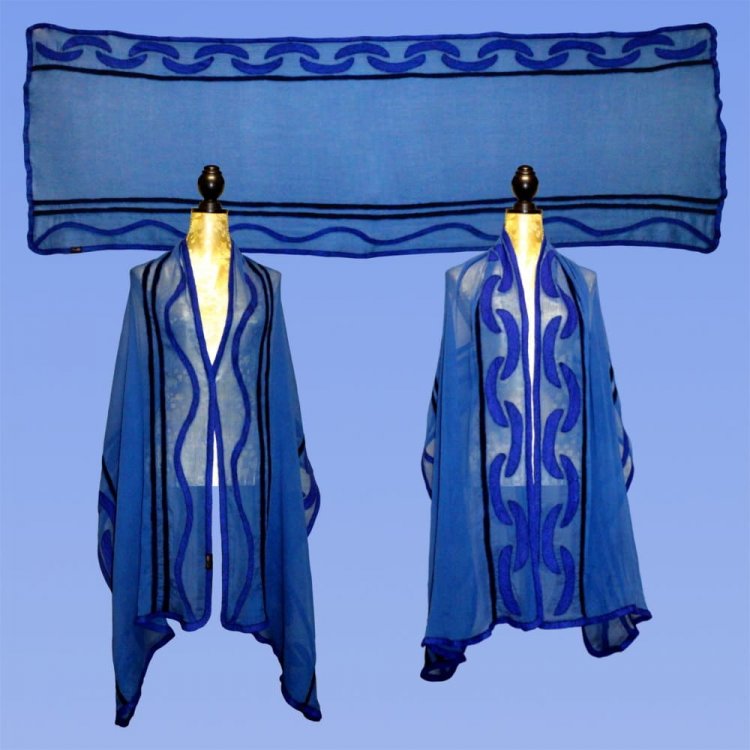 Maritime Silk Stole - Click Image to Close