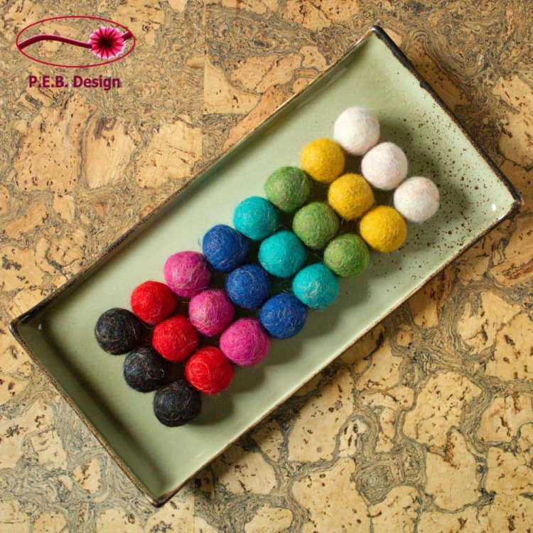 Felted Soap Balls - Click Image to Close