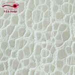 Pompadour Bag Flower Relief Cream White