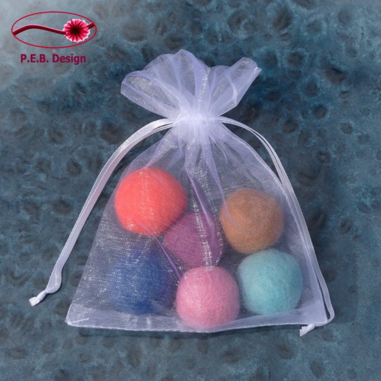 Felted Soap Balls “Pastel” - Click Image to Close