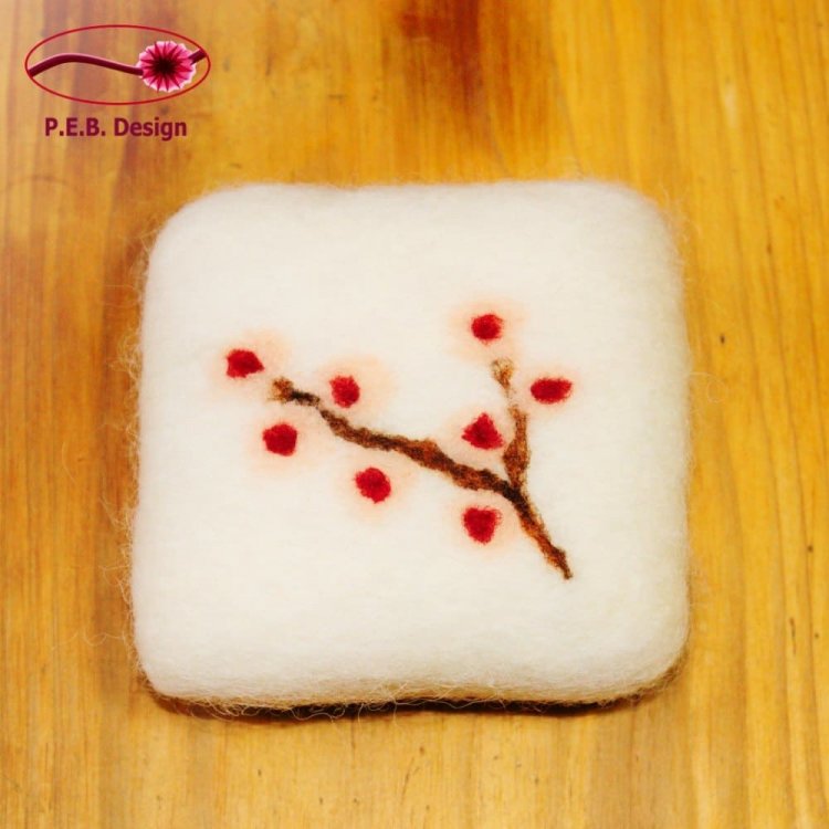 Felted Soap Honey-Almond - Click Image to Close