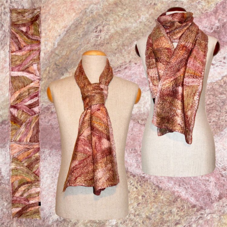 Silk Scarf Element Earth - Click Image to Close