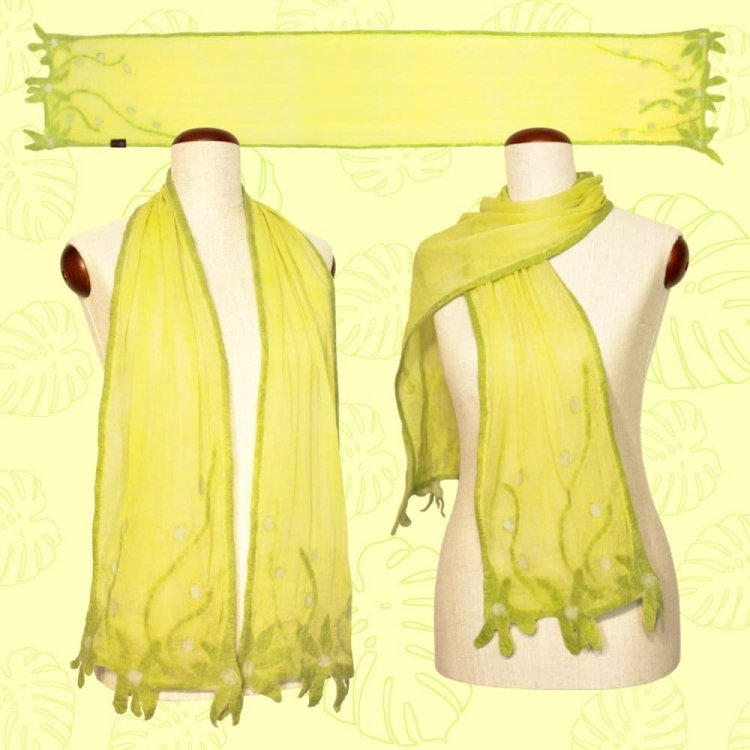 Silk Scarf “Midsommar” - Click Image to Close