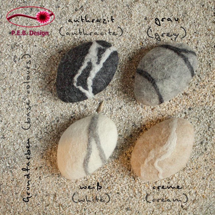 [Reserved] Felted Soap Almond Milk Stone Optic - Click Image to Close